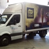 Ccmión para el reparto de helados